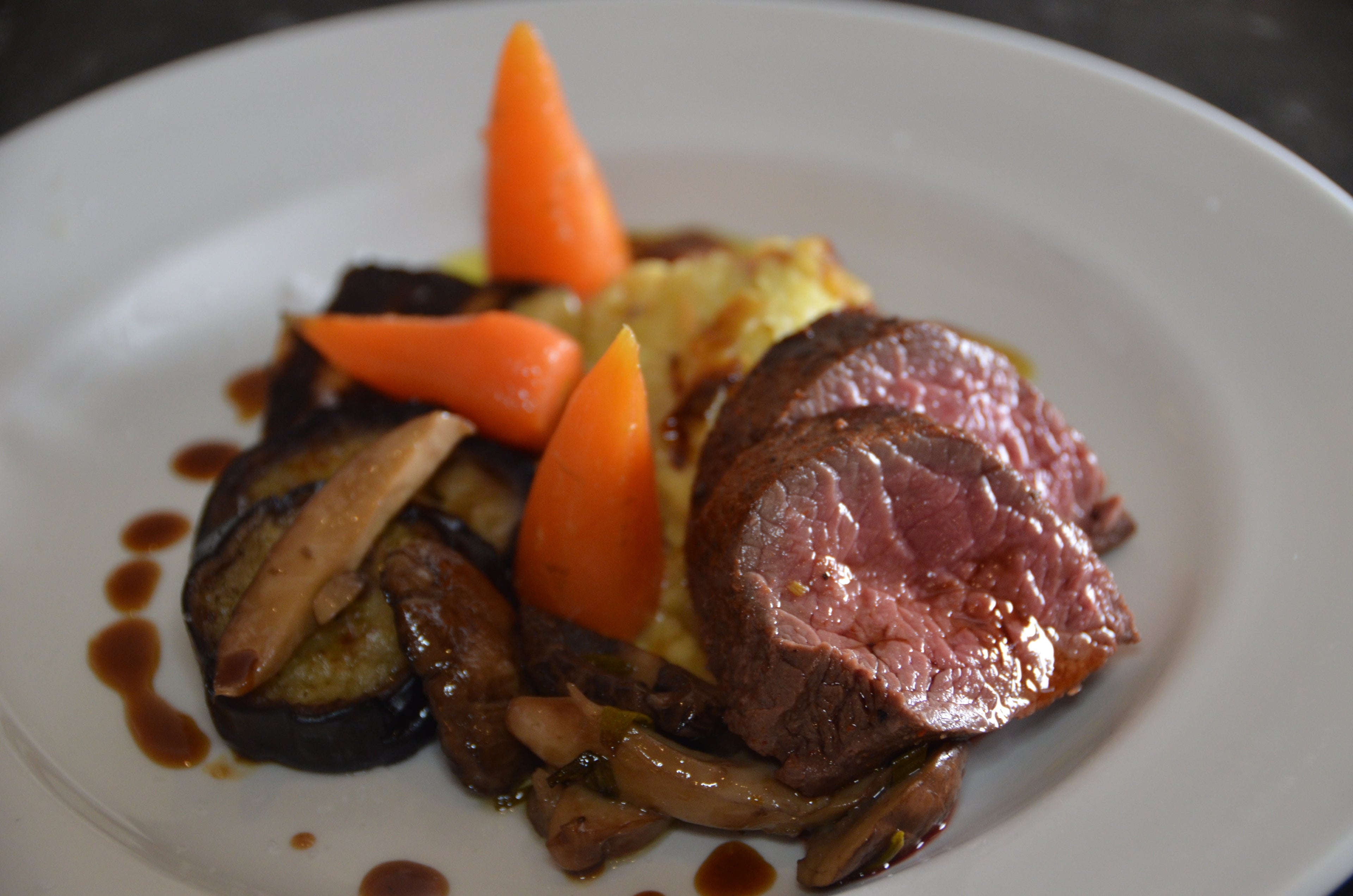 A dish from a destination event by The Italian Banquet Company